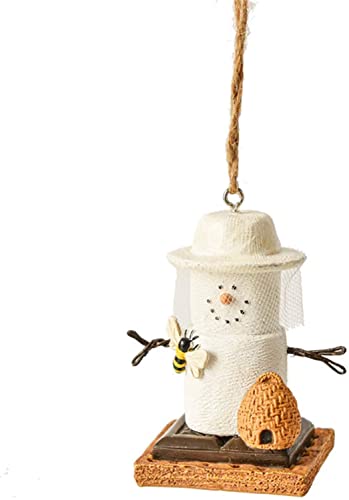 Bee Keeper Christmas Tree Ornament 3 Inch Multicolor