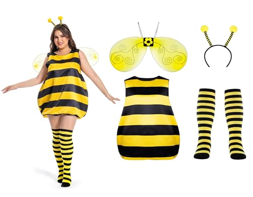 Bee Costume Bumblebee Adult Women Plus Size 24 26