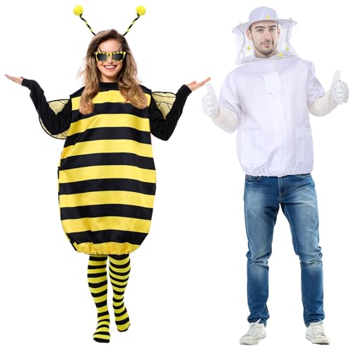 Couple Set -  Beekeeper Jacket Halloween Bee Dress for Women