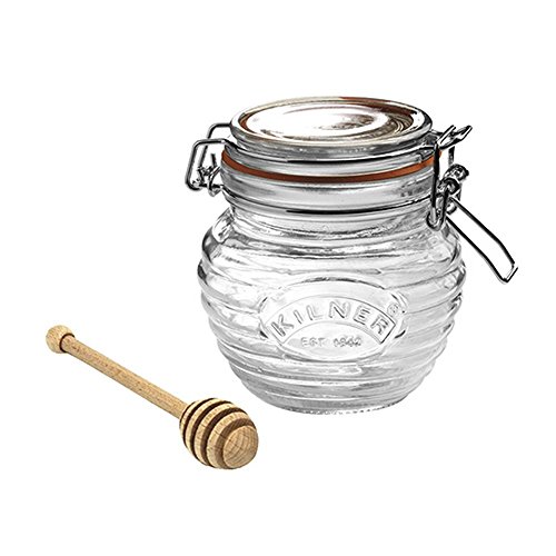 Kilner Honey Pot With Dipper, 13.5 Fluid Ounces