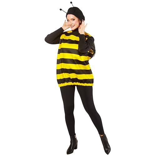 Adult  Bee Costume, Black/Yellow, Standard