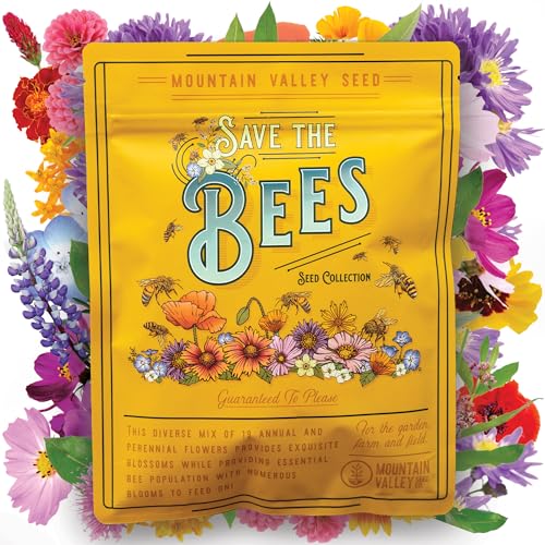 Wildflower Seeds Bulk 80,000+Seeds, Save the Bees