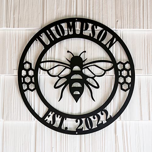Personalized Honey Bee Garden Sign