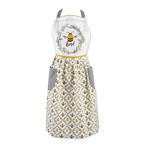 Women's Apron Adjustable, Two Large Pockets & Extra Long Ties